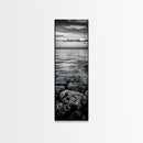 Ocean Depths, Coastal Art, Black and White Photography, Canvas Print, Beach Wall Art, Nautical Decor, Ocean Print, Modern Home Decor