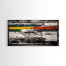Abstract, Modern, Colorful, Framed Canvas Print, Contemporary Wall Art, Bold Geometric Painting, Living Room Decor, Office Artwork