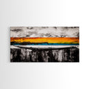 Dramatic Sunset, Abstract Horizon, Vibrant Colorful Art, Bold Nature Wall Art, Southwest Painting, Large Statement Art, Canvas Print