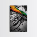 Lobster Art, Coastal Wall Decor, Ocean Life Print, Black and White Art, Nautical Theme, Canvas Print, Beach House Wall Art