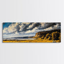 Dramatic Cliffs, Western Landscape, Bold Sky Art, Rustic Decor, Large Landscape Print, Wilderness Wall Art, Framed Canvas Print, Office Art