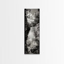 Mountain Stream, Flowing Water, Canyon Trail, Canvas Print, Nature Adventure Art, Rustic Cabin Decor, Bathroom Wall Accent, Entryway Accent
