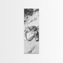 Sand Crab, Coastal Vibes, Beach Creature, Desert Aesthetic, Monochrome Wall Art, Canvas Print, Boho Bathroom Decor, Ocean Life Artwork
