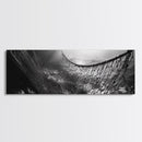 Deep Sea Net, Ocean Mood, Fisherman Style, Framed Canvas Print, Nautical Wall Art, Maritime Decor, Coastal Office Wall Art, Dark Ocean Print
