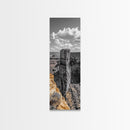 Grand Canyon View, Desert Tower, Southwest Scene, Framed Canvas Print, nature photography, office wall art, Arizona minimalist art