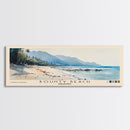 Bounty Beach, Philippines Watercolor Beach Print, Vacation Gift, Philippines Wall Art, Framed Canvas Print, Framed Beach Painting