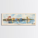 Curacao, Curacao Watercolor Beach Print, Vacation Gift, Curacao Wall Art, Beach Painting, Beach Decor, Beach Painting