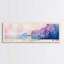 El Hierro, Spain Watercolor Beach Print, Vacation Gift, Spain Wall Art, Beach Painting, Beach Decor, Beach Painting