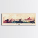 Gonzaga, Brazil Watercolor Beach Print, Vacation Gift, Brazil Wall Art, Beach Painting, Beach Decor, Beach Painting