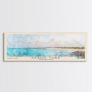 Grand Turk, Turks and Caicos Watercolor Beach Print, Vacation Gift, Turks and Caicos Wall Art, Beach Painting, Beach Decor, Beach Painting
