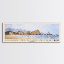 Julia Pfeiffer Burns State Park, California Watercolor Beach Print, Vacation Gift, California Wall Art, Framed Canvas Print, Framed Beach Painting