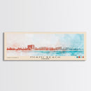 Miami Beach, Barbados Watercolor Beach Print, Vacation Gift, Barbados Wall Art, Beach Painting, Beach Decor, Beach Painting