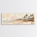 Passikuda, Sri Lanka Watercolor Beach Print, Vacation Gift, Sri Lanka Wall Art, Beach Painting, Beach Decor, Beach Painting