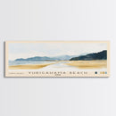 Yurigahama Beach, Japan Watercolor Beach Print, Vacation Gift, Japan Wall Art, Beach Painting, Beach Decor, Beach Painting