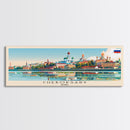 Cheboksary Russia Travel Art, City Art, Framed Canvas Print or Metal Wall Art, Europe Travel Poster, Panoramic Wall Art, Extra Wide Wall Art