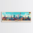 Dortmund Germany Wall Art, Panoramic Travel Poster, Panoramic Framed Canvas Print, City Wall Art, Wall Hanging Home Decor, Travel Art