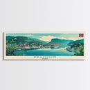 Drammen Norway Travel Print Wall Art, Panoramic City Art, Travel Art, Wall Decor, Vacation Gift, Framed Canvas Print Or Metal Art