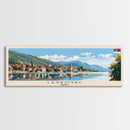 Leskovac Serbia Wall Art, Panoramic Travel Poster, Panoramic Framed Canvas Print, City Wall Art, Wall Hanging Home Decor, Travel Art