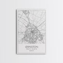 Lexington Street Map, Kentucky Map, City Map Art, Modern Wall Art, Wall Art, Canvas Print, Living Room Art, Travel Print, Pilot Gifts