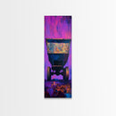 Abstract Mine Cart Framed Canvas Print custom car painting industrial decor rustic art moody art blotter art unique wall art extra wide art