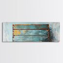 Coastal Fence Art, Framed Canvas Print, Moody Art, Wabi Sabi Art, Black and White Art, Rustic Decor, Extra Wide Art, Farmhouse Art, Nautical Wall Art