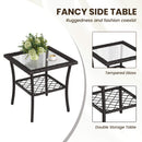 Alora 3-Piece Wicker Patio Bistro Set W/ Swivel Chairs And Table (SAK14789)