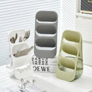 3-tier gray & sage green kitchen utensil organizer cutlery rack