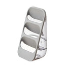 3-tier gray & sage green kitchen utensil organizer cutlery rack