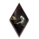 Dark Academia Ghost Playing The Piano, Haunted Wall Art, Spooky Season Halloween Decor