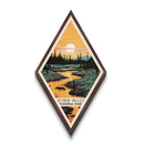 Kobuk Valley National Park Diamond Formed Adventure Poster Canvas Artwork Print, Canvas Wall Art, Travel Gift, Alaska Travel Art