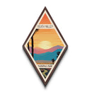 Death Valley National Park Diamond Formed Travel Print Canvas Art Print, Canvas Wall Art, Travel Present, California Travel Art
