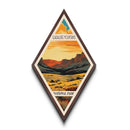 Guadalupe Mountains National Park Diamond Formed Travel Poster Wall Artwork Art Print, Canvas Wall Art, Travel Gift, Texas Travel Art