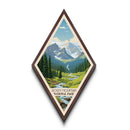 Rocky Mountain National Park Diamond Formed Adventure Poster Wall Art Art Print, Canvas Wall Art, Travel Gift, Colorado Travel Art