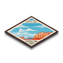 Capitol Reef National Park Diamond Shaped Travel Print Art Wall Art Art Print, Canvas Wall Art, Travel Gift, Utah Travel Art