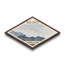 Black Canyon of the Gunnison Diamond Shaped Travel Poster Canvas Art Print, Canvas Wall Art, Travel Gift, Colorado Landscape