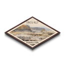 Cuyahoga Valley National Park Diamond Shaped Adventure Poster Canvas Art Print, Canvas Wall Art, Travel Present, Ohio Landscape