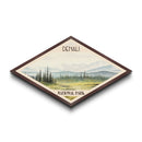 Retro Denali National Park Travel Poster Wall Art Texture Print, Travel Decor, Midcentury Modern Decor Alaska Landscape