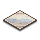 Grand Canyon National Park Diamond Shaped Travel Poster Canvas Art Print, Canvas Wall Art, Travel Gift, Arizona Landscape
