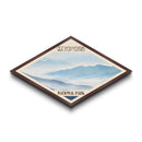 Great Smoky Mountains National Park Diamond Shaped Travel Poster Canvas Art Print, Canvas Wall Art, Travel Gift, North Carolina Landscape