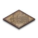 Albuquerque Diamond Shaped City Map, Custom Diamond Shaped Wall Art, City Map Canvas