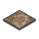Arlington Diamond Shaped City Map, Custom Diamond Shaped Wall Art, City Map Canvas