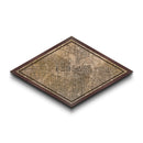 Kansas City Diamond Shaped City Map, Custom Diamond Shaped Wall Art, City Map Canvas