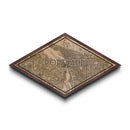 Portland Diamond Shaped City Map, Custom Diamond Shaped Wall Art, City Map Canvas
