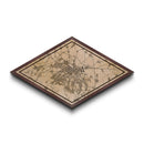 Sofia - Bulgaria Diamond Shaped City Map, Custom Diamond Shaped Wall Art, City Map Canvas