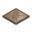 Colorado Springs Diamond Shaped City Map, Custom Diamond Shaped Wall Art, City Map Canvas