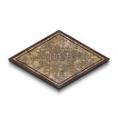 Denver Diamond Shaped City Map, Custom Diamond Shaped Wall Art, City Map Canvas