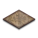 Indianapolis Diamond Shaped City Map, Custom Diamond Shaped Wall Art, City Map Canvas