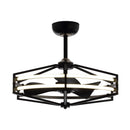 30" Modern DC Motor Brushed Nickel Downrod Mount Reversible Ceiling Fan with Lighting and Remote Control