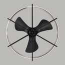 30" Modern DC Motor Brushed Nickel Downrod Mount Reversible Ceiling Fan with Lighting and Remote Control