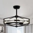 30" Modern DC Motor Brushed Nickel Downrod Mount Reversible Ceiling Fan with Lighting and Remote Control